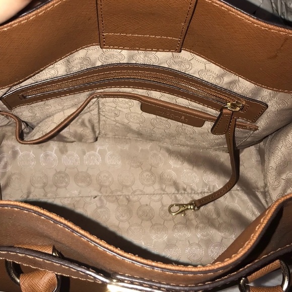 Michael Kors Brown Hamilton Purse - Picture 3 of 4